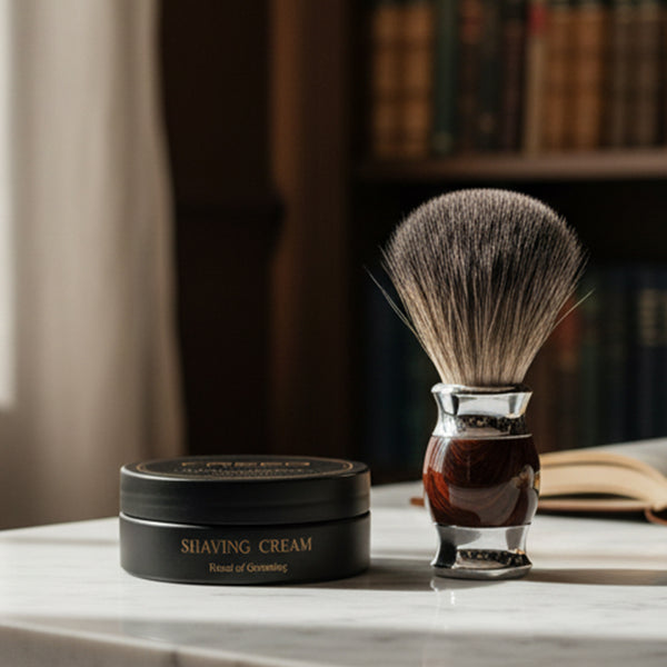 【FREED】淬鍊修容組 - 鬍鬚刷+刮鬍霜皂