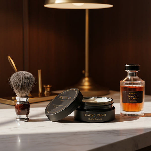 【FREED】淬鍊修容組 - 鬍鬚刷+鬍後純露+刮鬍霜皂