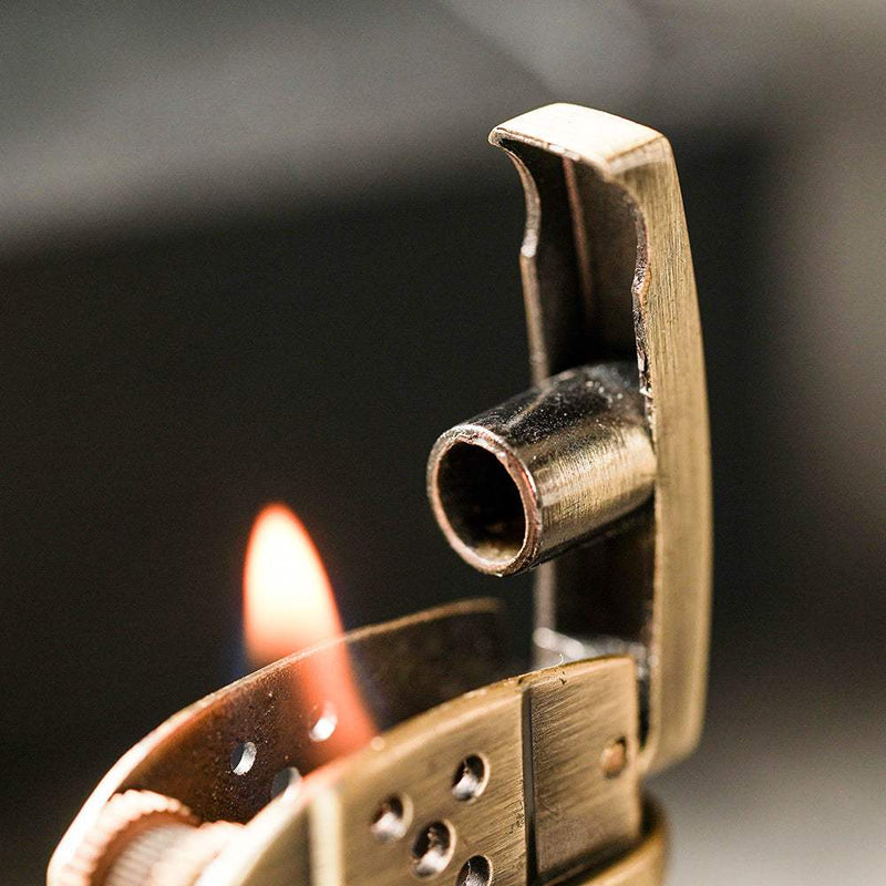 【FREED】復古拉絲黃銅煤油打火機 - FREED