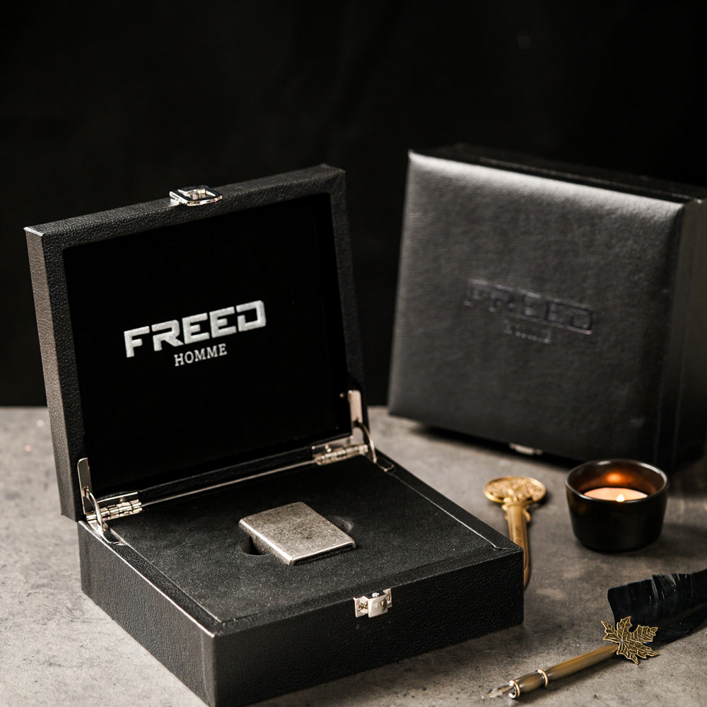 【FREED】銅殼仿舊古銀煤油打火機