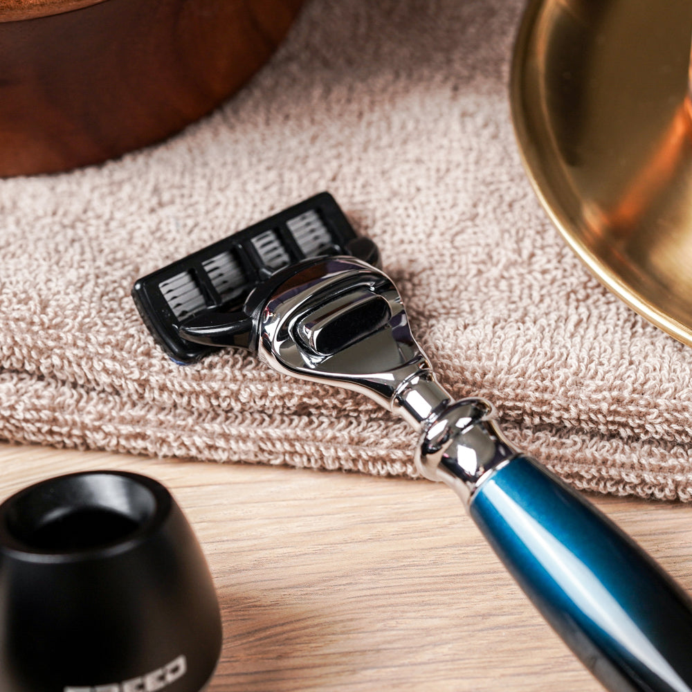 【一周年紀念款】五刀式刮鬍刀 - 銀河藍