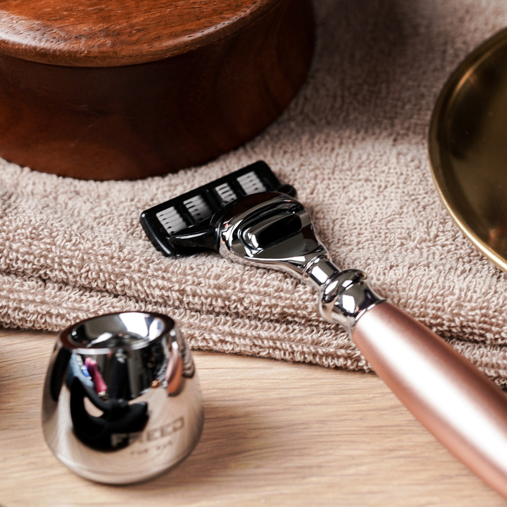 【兩週年特仕款】五刀式刮鬍刀 - 玫瑰金