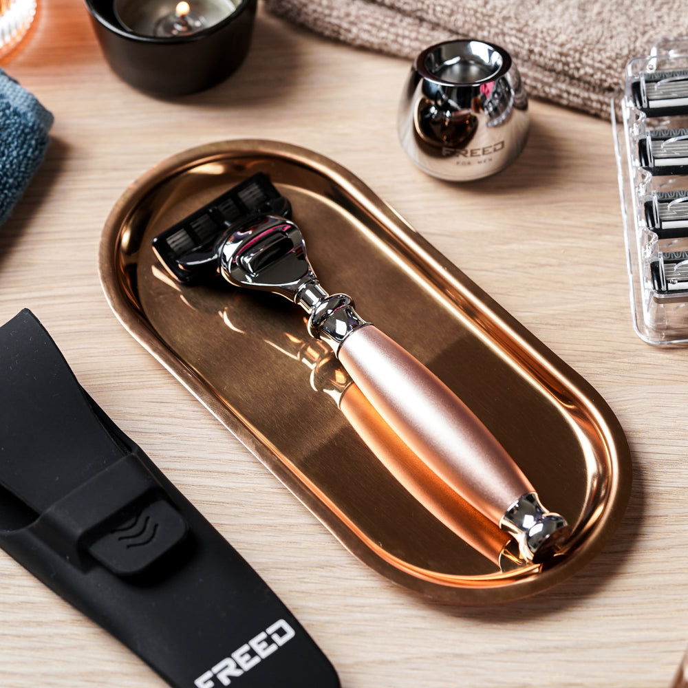 【兩週年特仕款】五刀式刮鬍刀 - 玫瑰金