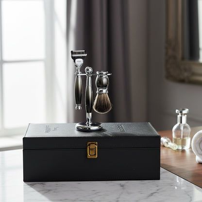 一週年限量紀念款 - 哈德斯_豪華典藏版四件組刮鬍刀禮盒