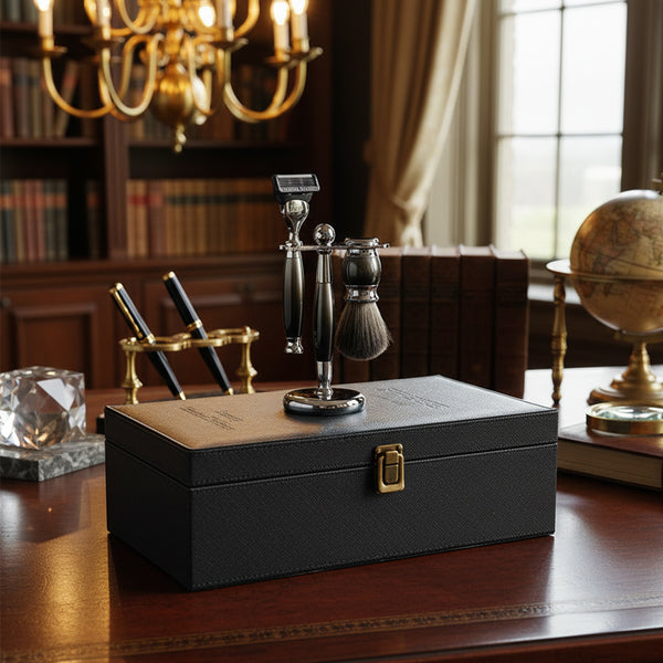 一週年限量紀念款 - 哈德斯_豪華典藏版四件組刮鬍刀禮盒