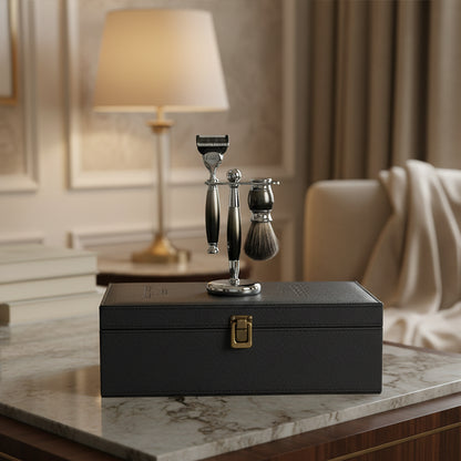 一週年限量紀念款 - 哈德斯_豪華典藏版四件組刮鬍刀禮盒