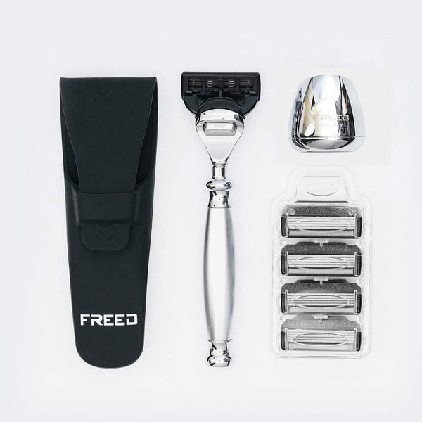 【一周年紀念款】尊爵四件組刮鬍刀禮盒 - 阿提米絲 - FREED