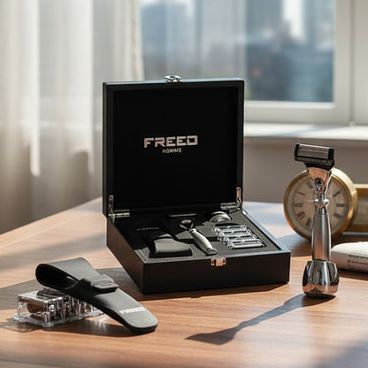 【一周年紀念款】尊爵四件組刮鬍刀禮盒 - 阿提米絲